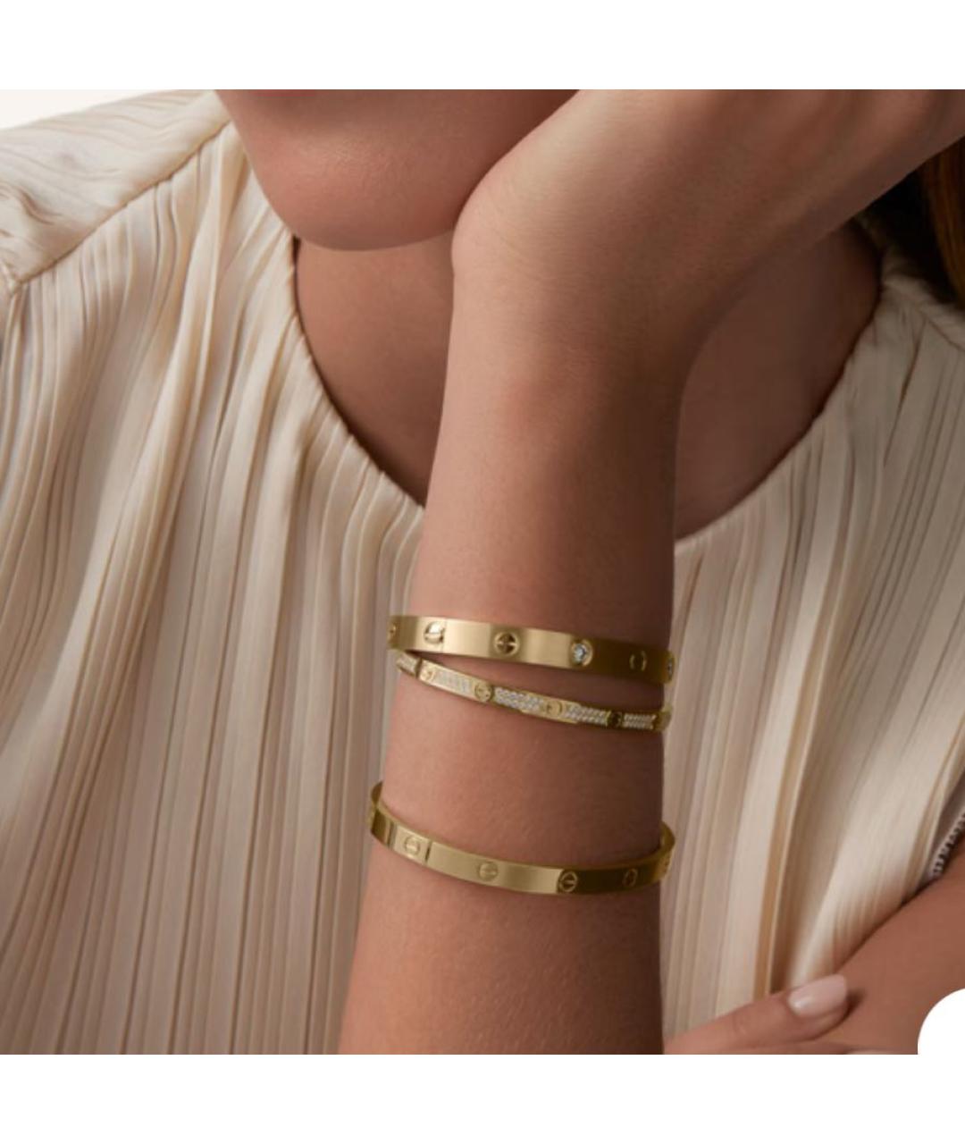 CARTIER Золотой браслет из желтого золота, фото 2