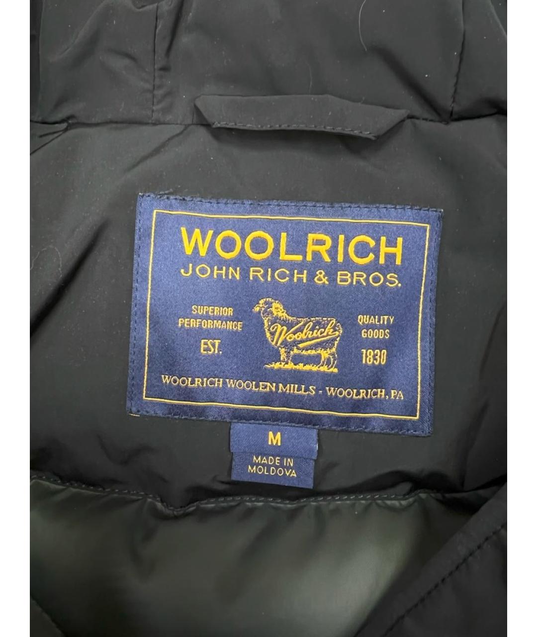 WOOLRICH Черный пуховик, фото 2