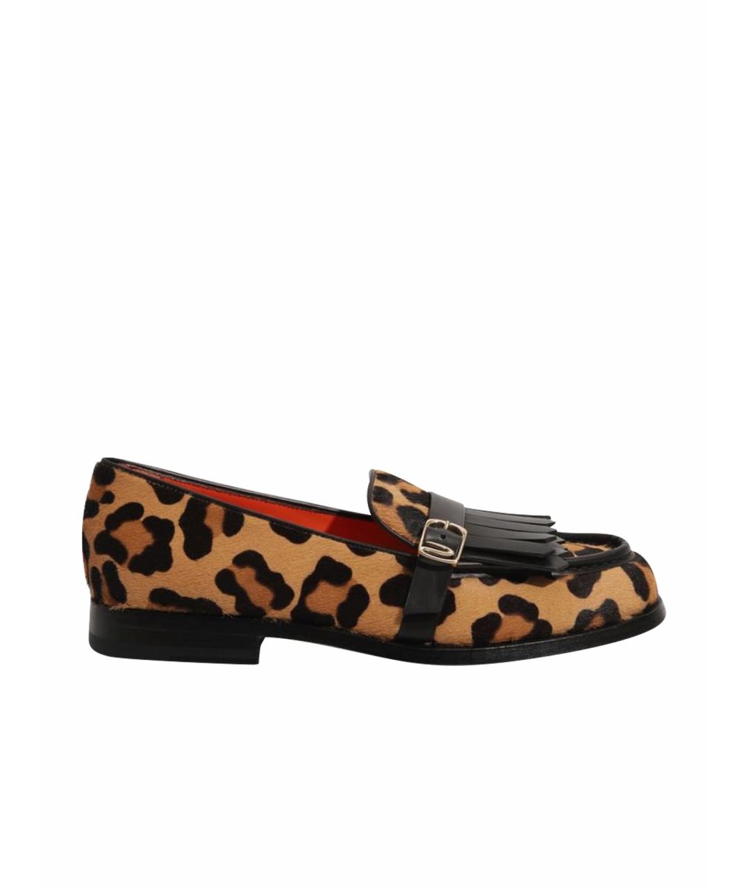 SANTONI Коричневые лоферы, фото 1