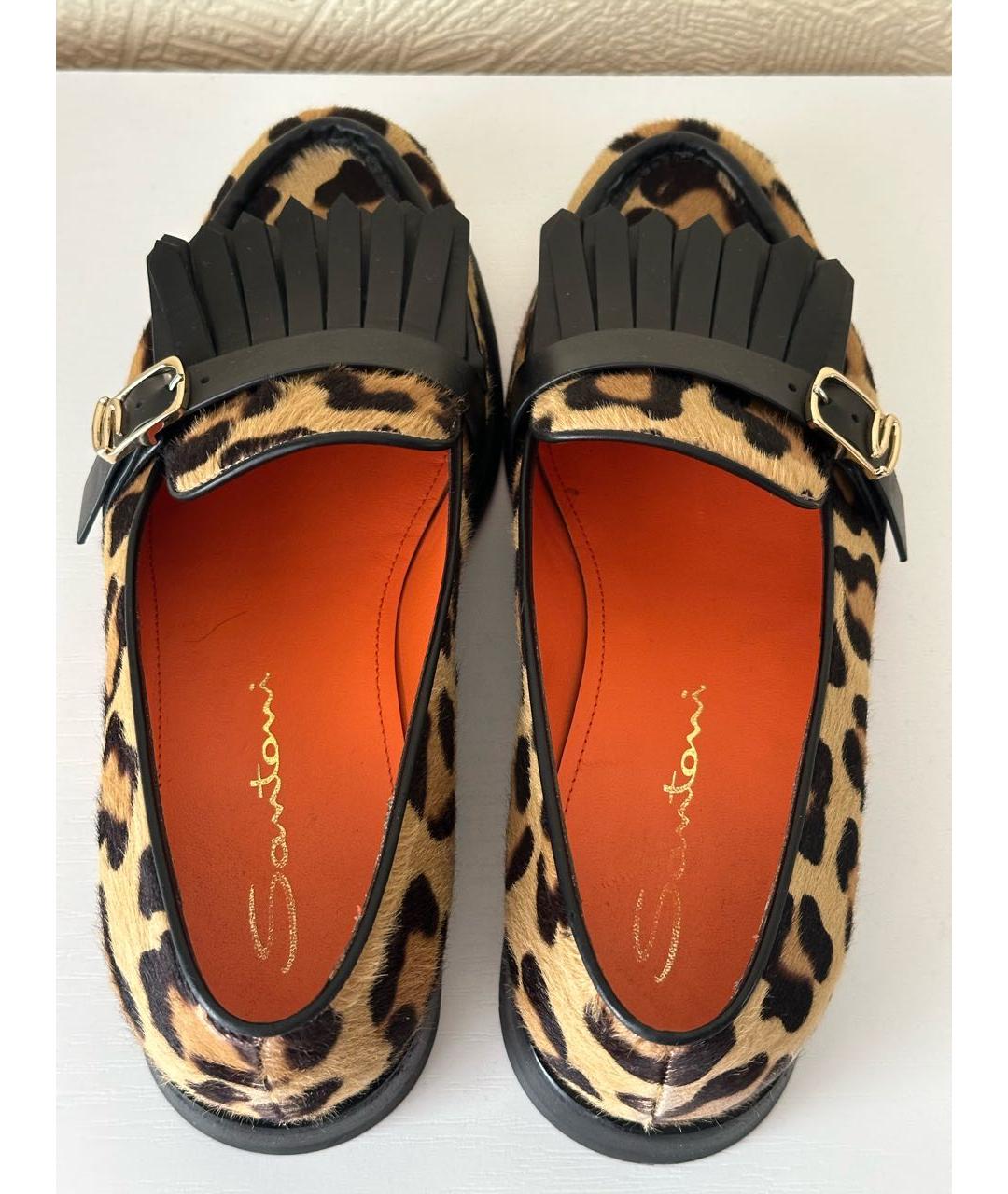 SANTONI Коричневые лоферы, фото 3