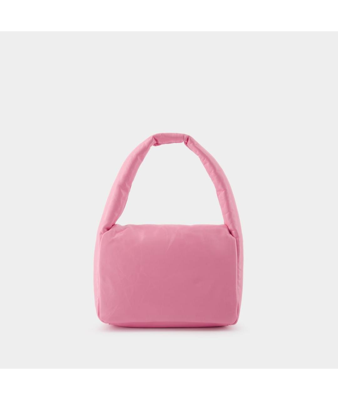 BALENCIAGA Розовая кожаная сумка через плечо, фото 3