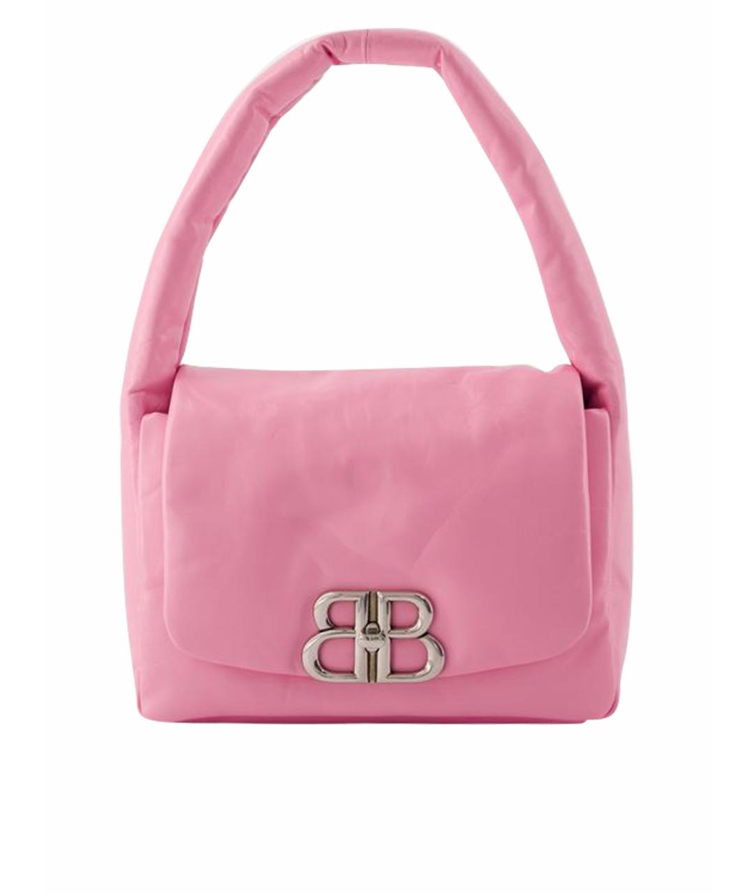 BALENCIAGA Розовая кожаная сумка через плечо, фото 1