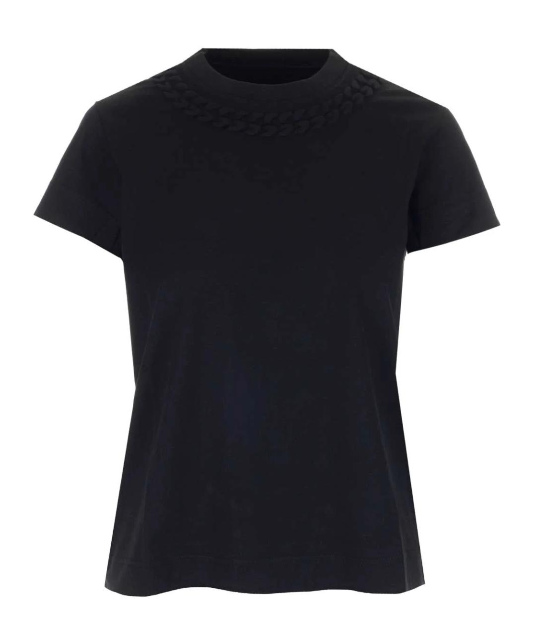 GIVENCHY Черная хлопковая футболка, фото 1