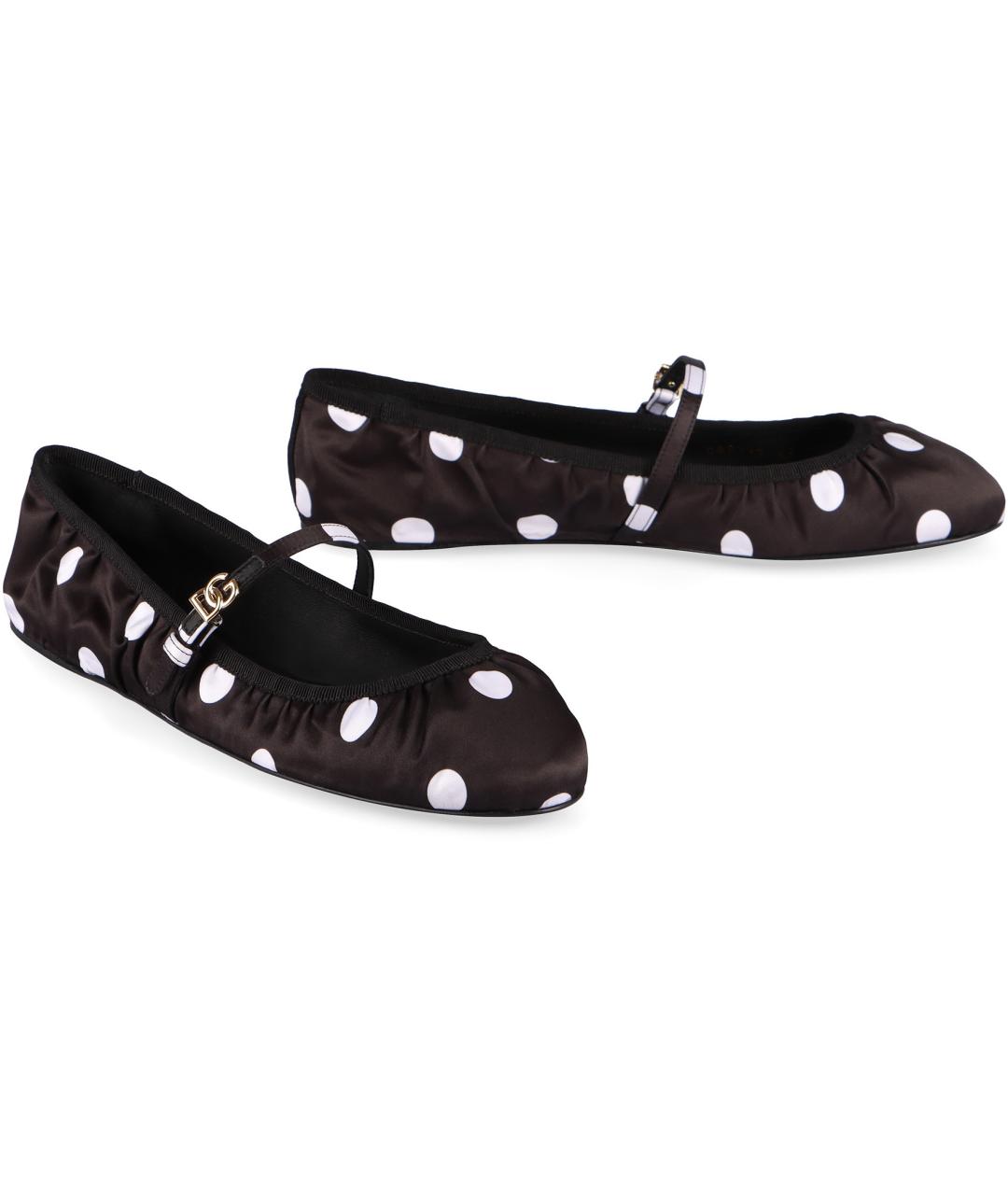 DOLCE&GABBANA Черные балетки, фото 2