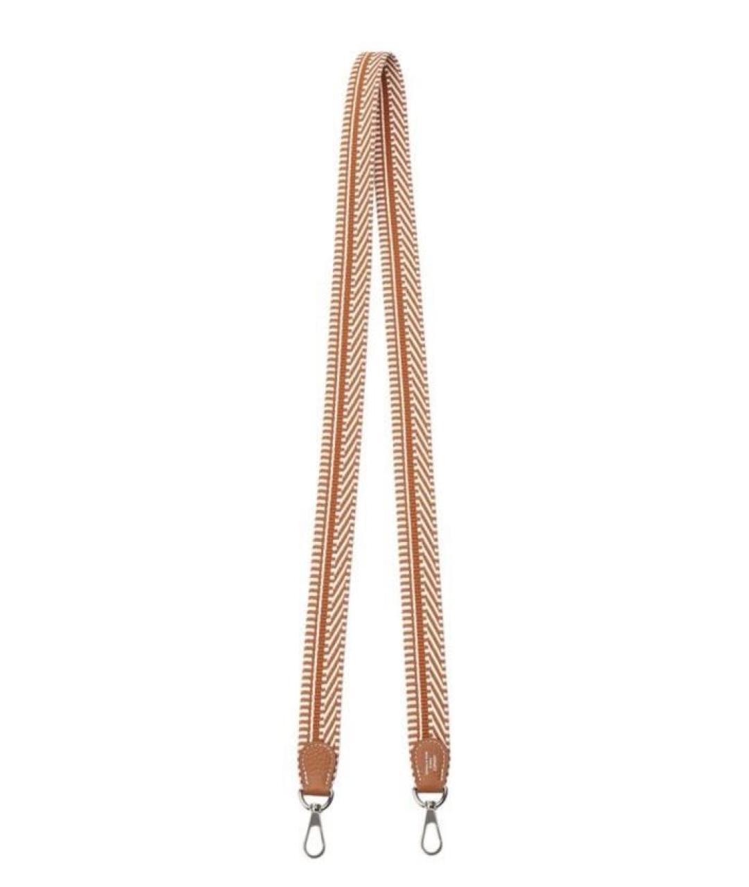 HERMES Коричневая кожаная сумка через плечо, фото 4