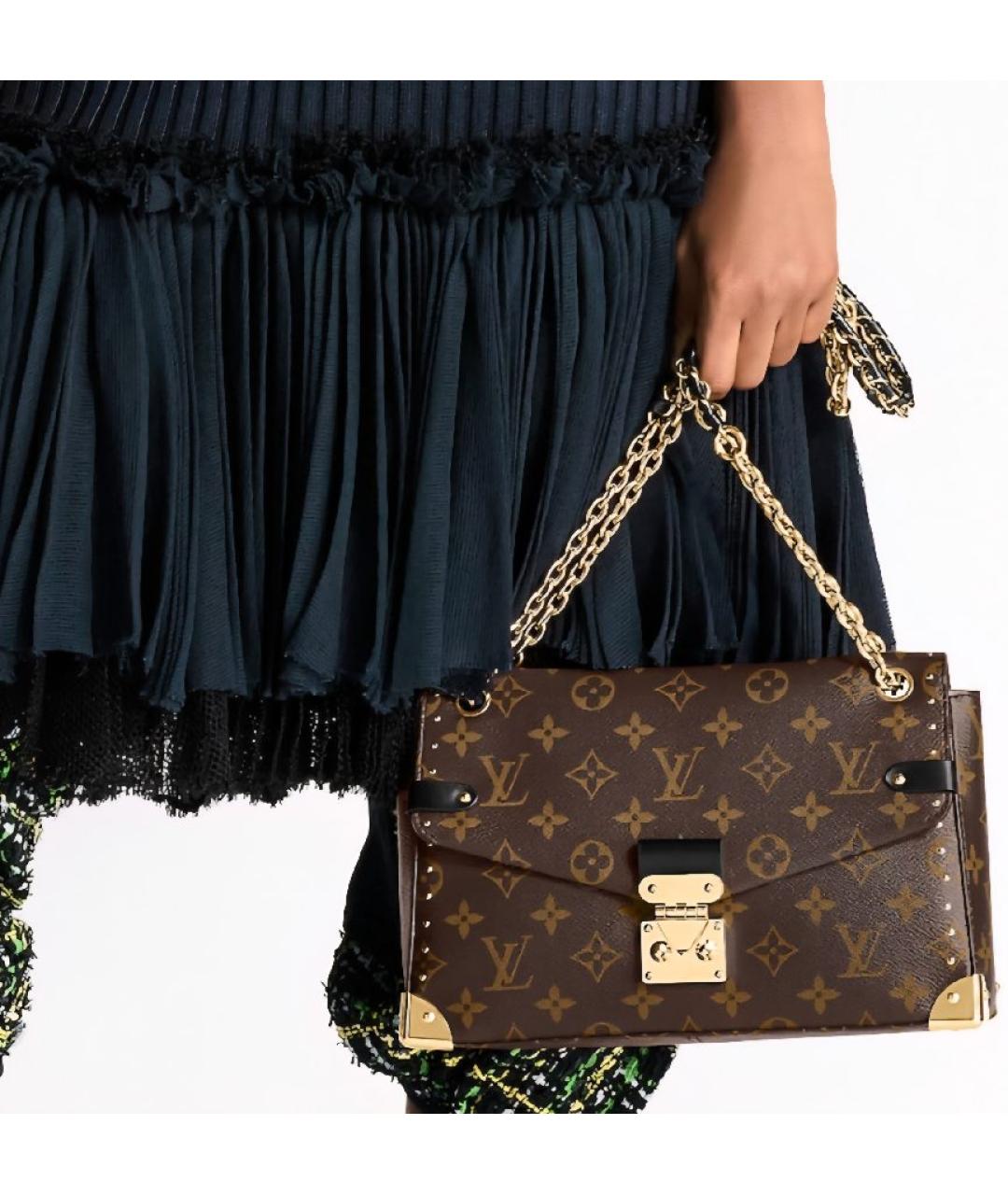 LOUIS VUITTON Коричневая сумка через плечо, фото 6