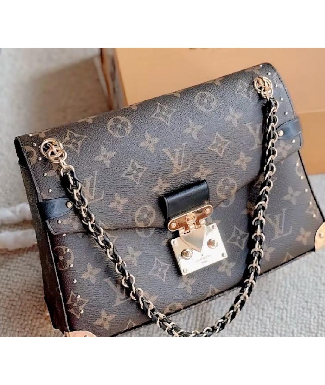 LOUIS VUITTON Коричневая сумка через плечо, фото 8