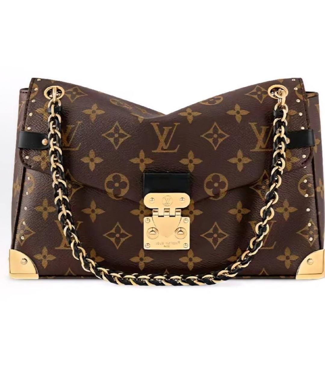 LOUIS VUITTON Коричневая сумка через плечо, фото 9