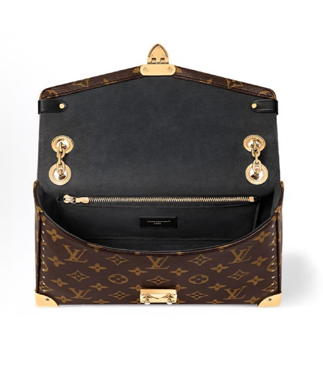 LOUIS VUITTON Коричневая сумка через плечо, фото 5