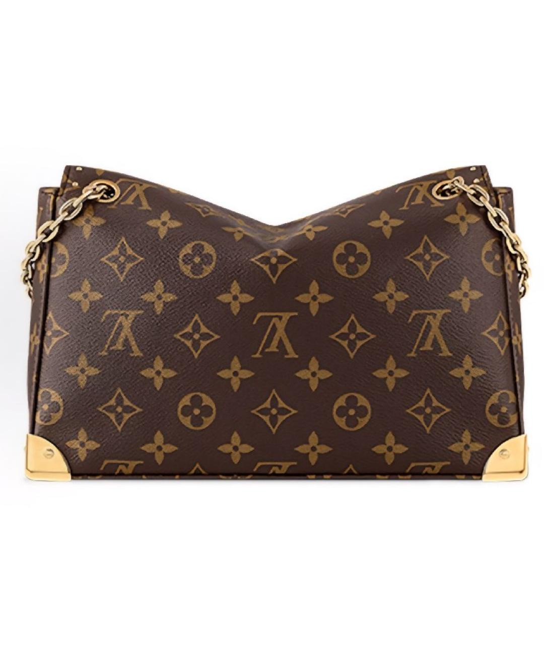 LOUIS VUITTON Коричневая сумка через плечо, фото 4