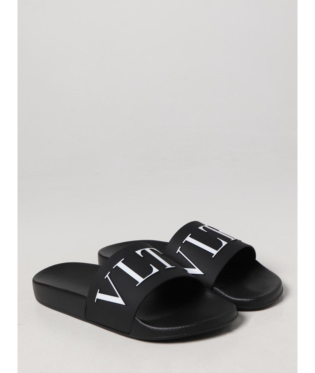 VALENTINO Черные шлепанцы, фото 2
