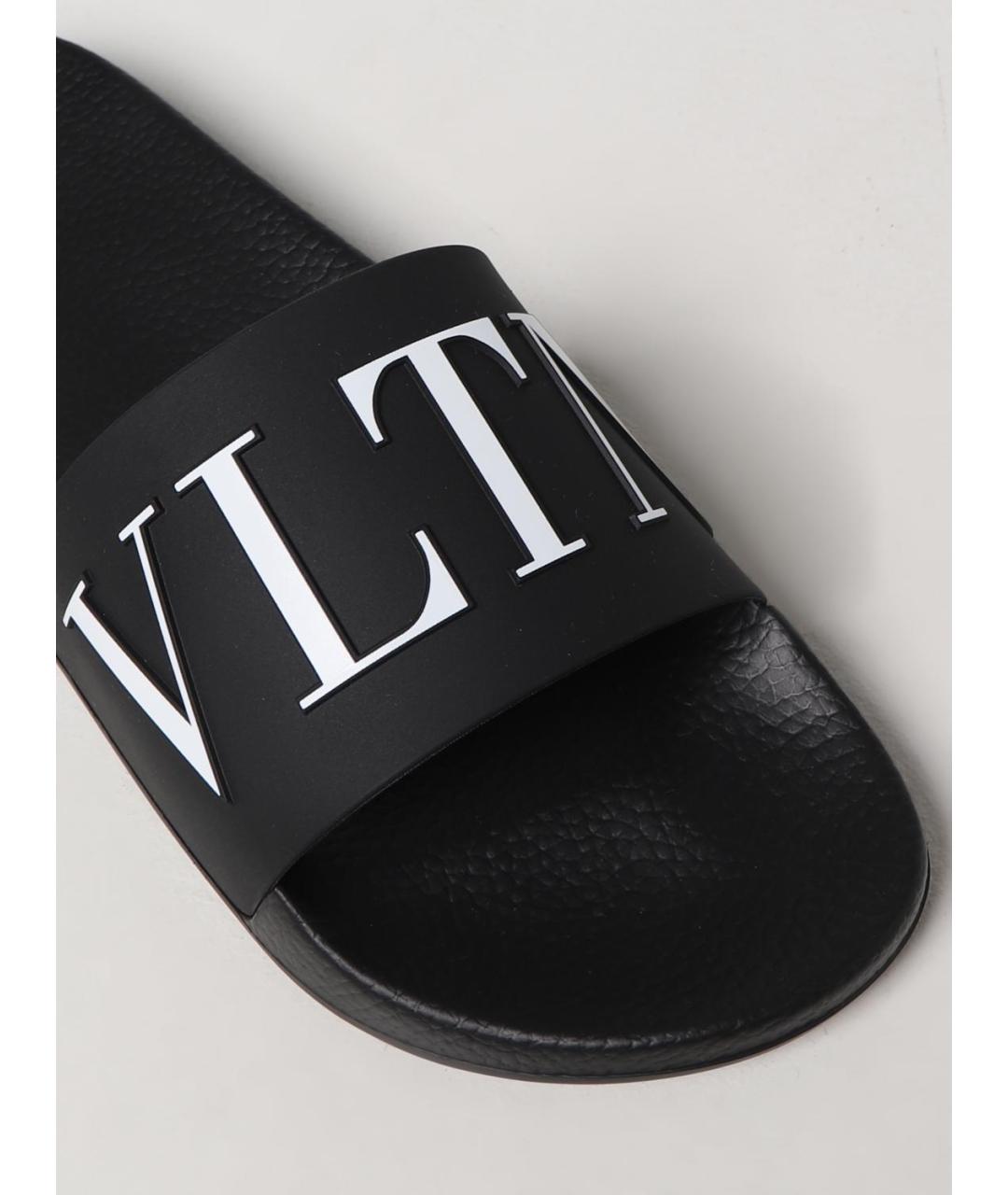 VALENTINO Черные шлепанцы, фото 4
