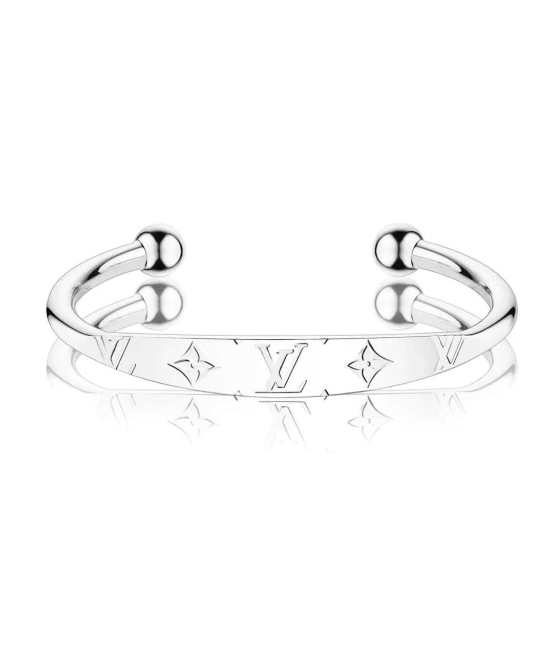 LOUIS VUITTON Серебрянный латунный браслет, фото 6
