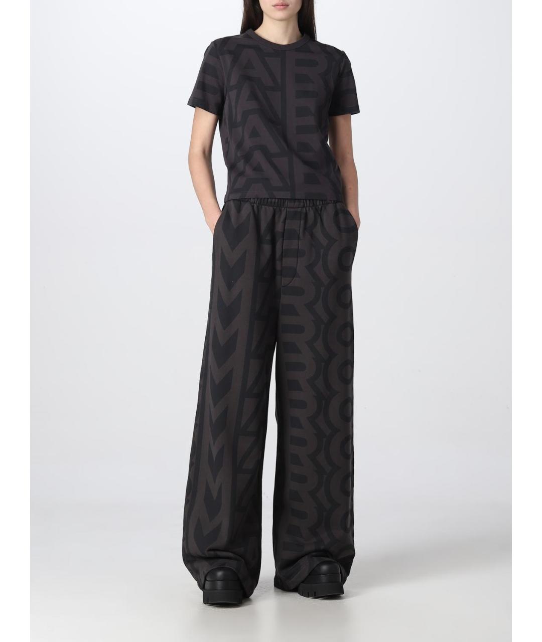 MARC JACOBS Черные прямые брюки, фото 3