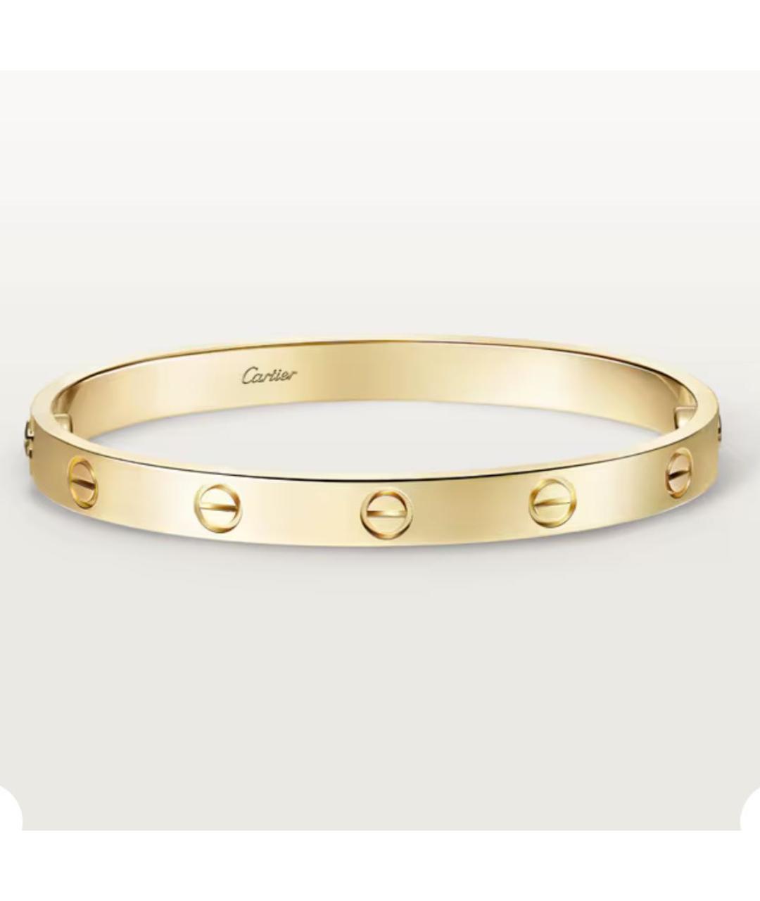 CARTIER Золотой браслет из желтого золота, фото 2