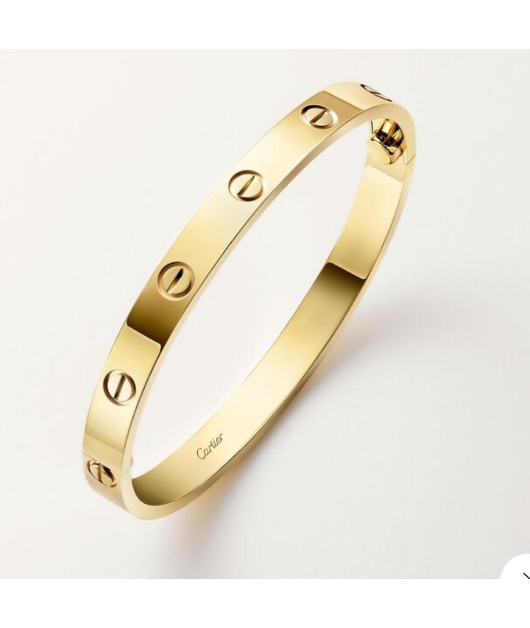 CARTIER Золотой браслет из желтого золота, фото 3