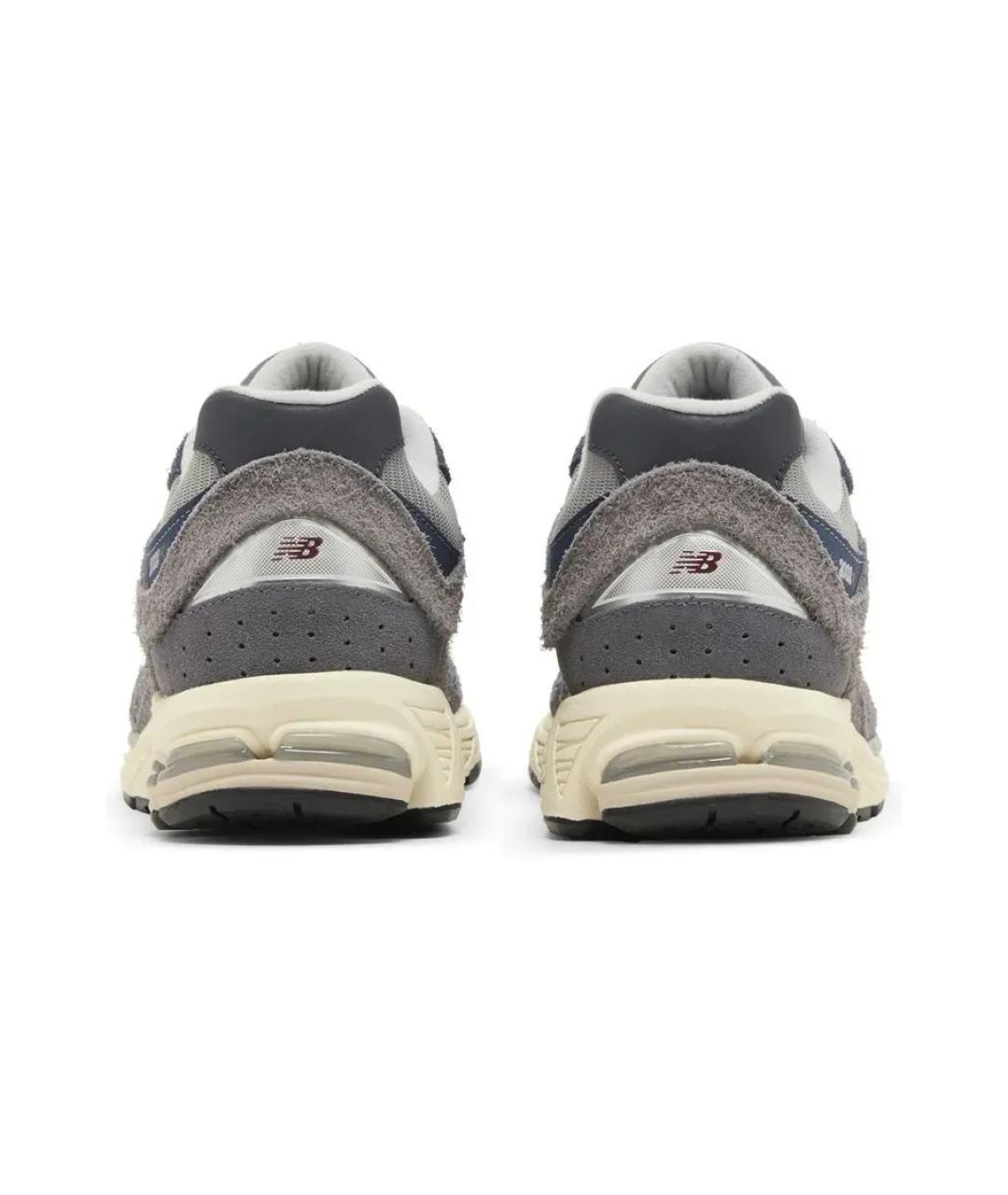NEW BALANCE Серые замшевые низкие кроссовки / кеды, фото 3