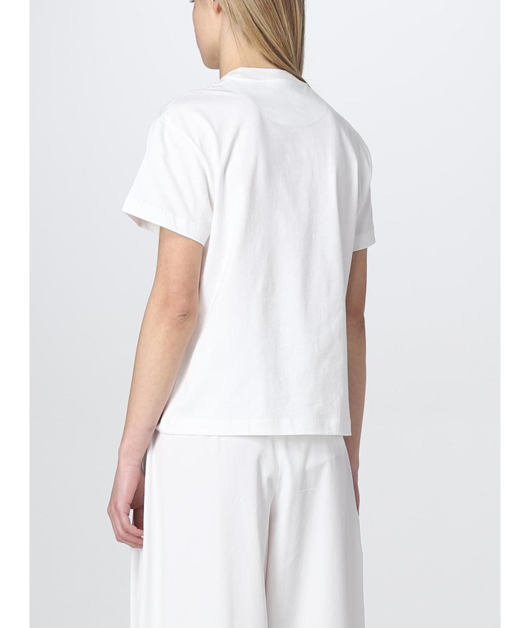 JIL SANDER Белая футболка, фото 3
