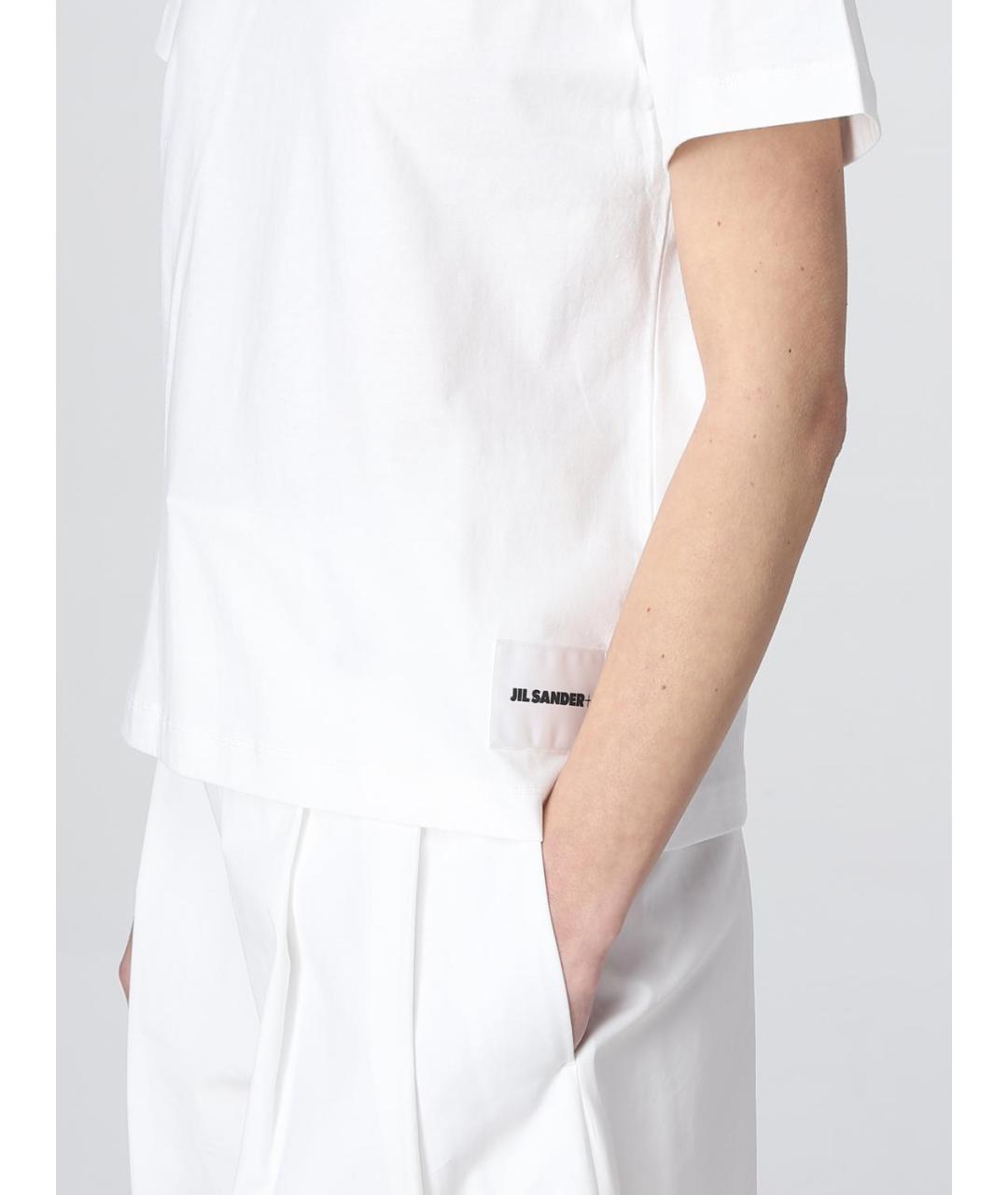 JIL SANDER Белая футболка, фото 5