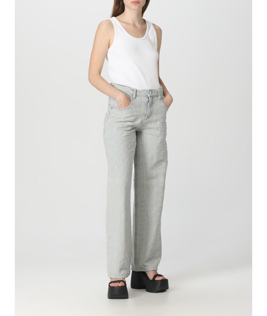 MARC JACOBS Голубые прямые джинсы, фото 3