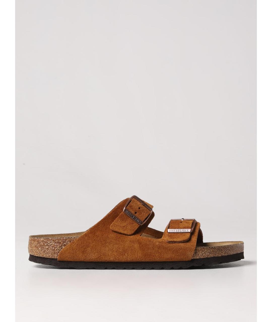 BIRKENSTOCK Коричневые шлепанцы, фото 5
