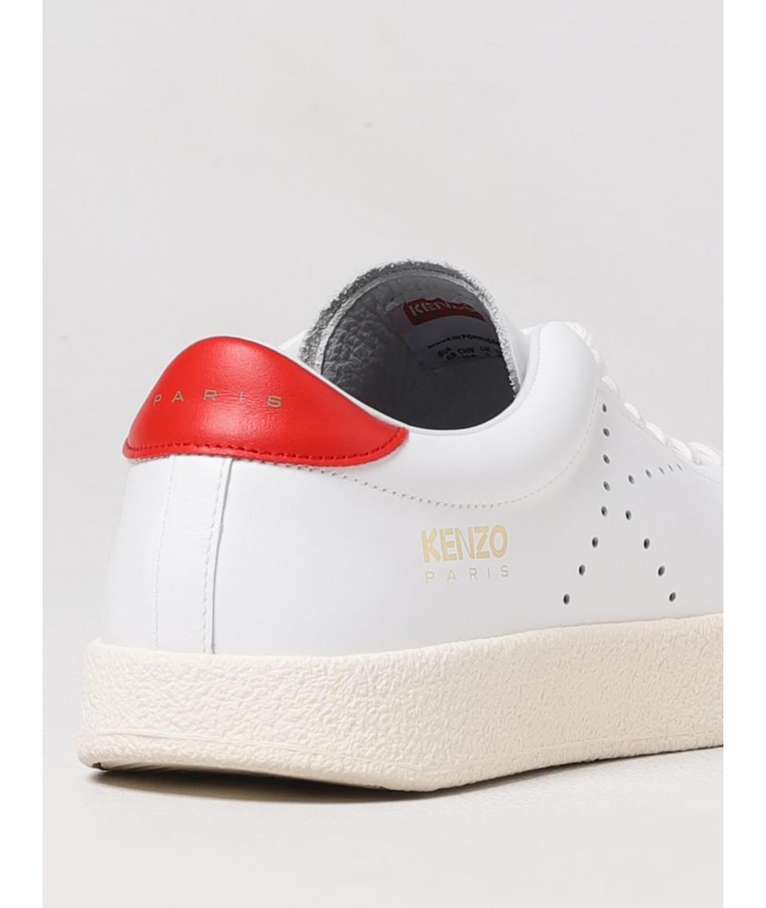 KENZO Белые низкие кроссовки / кеды, фото 3