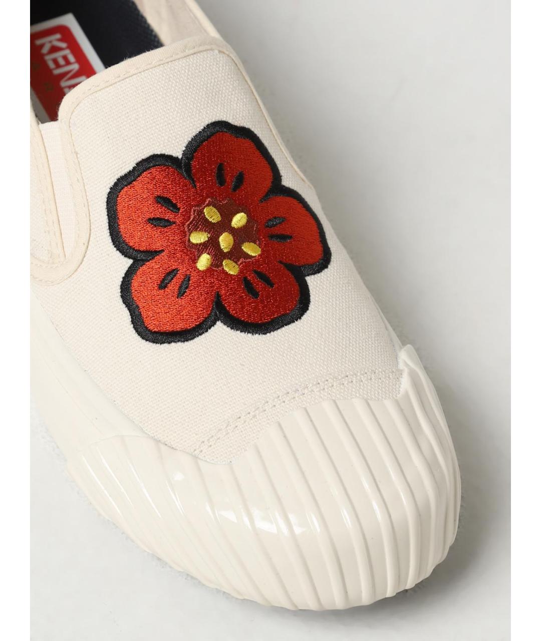 KENZO Белые слипоны, фото 4