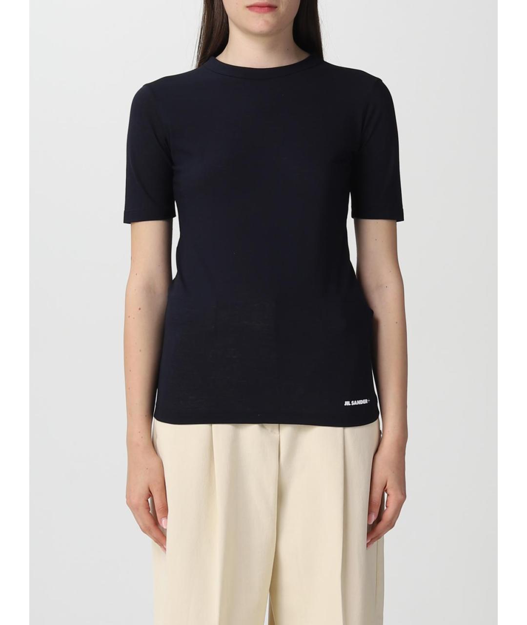 JIL SANDER Синяя футболка, фото 4
