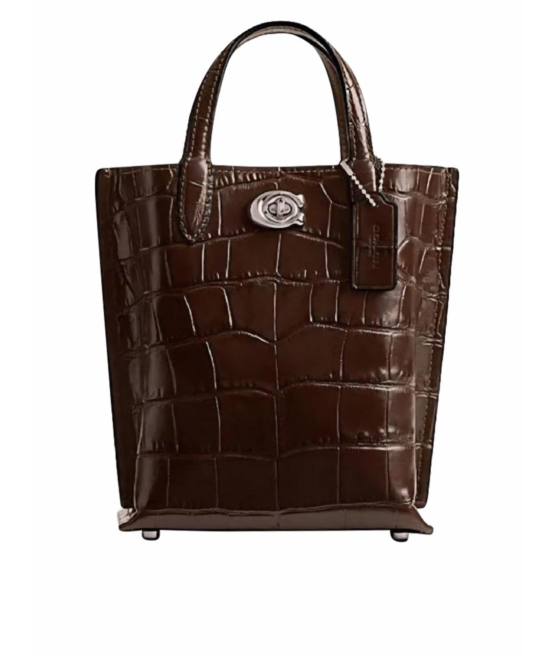COACH Коричневая сумка тоут, фото 1