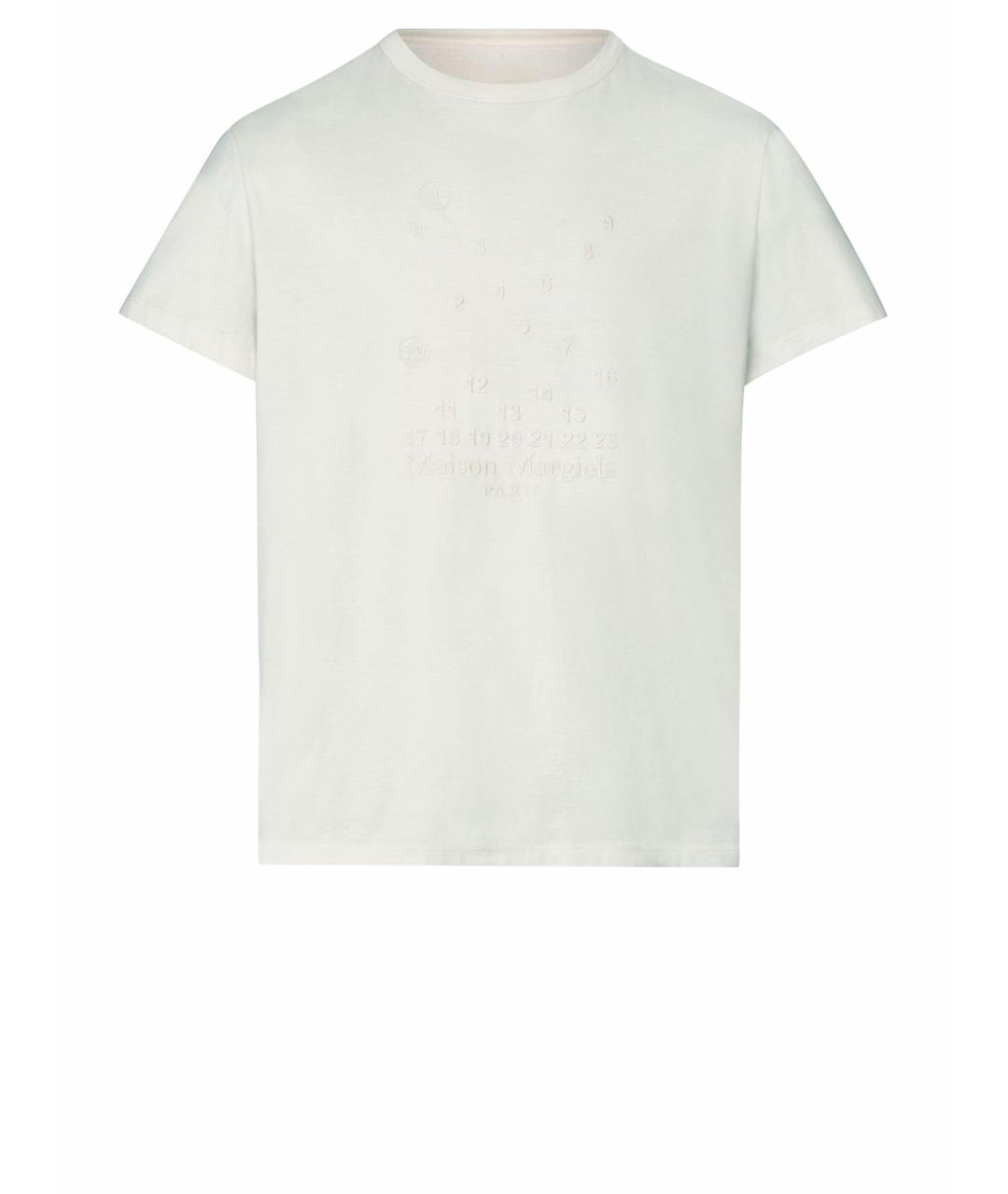 MAISON MARGIELA Белая хлопковая футболка, фото 1