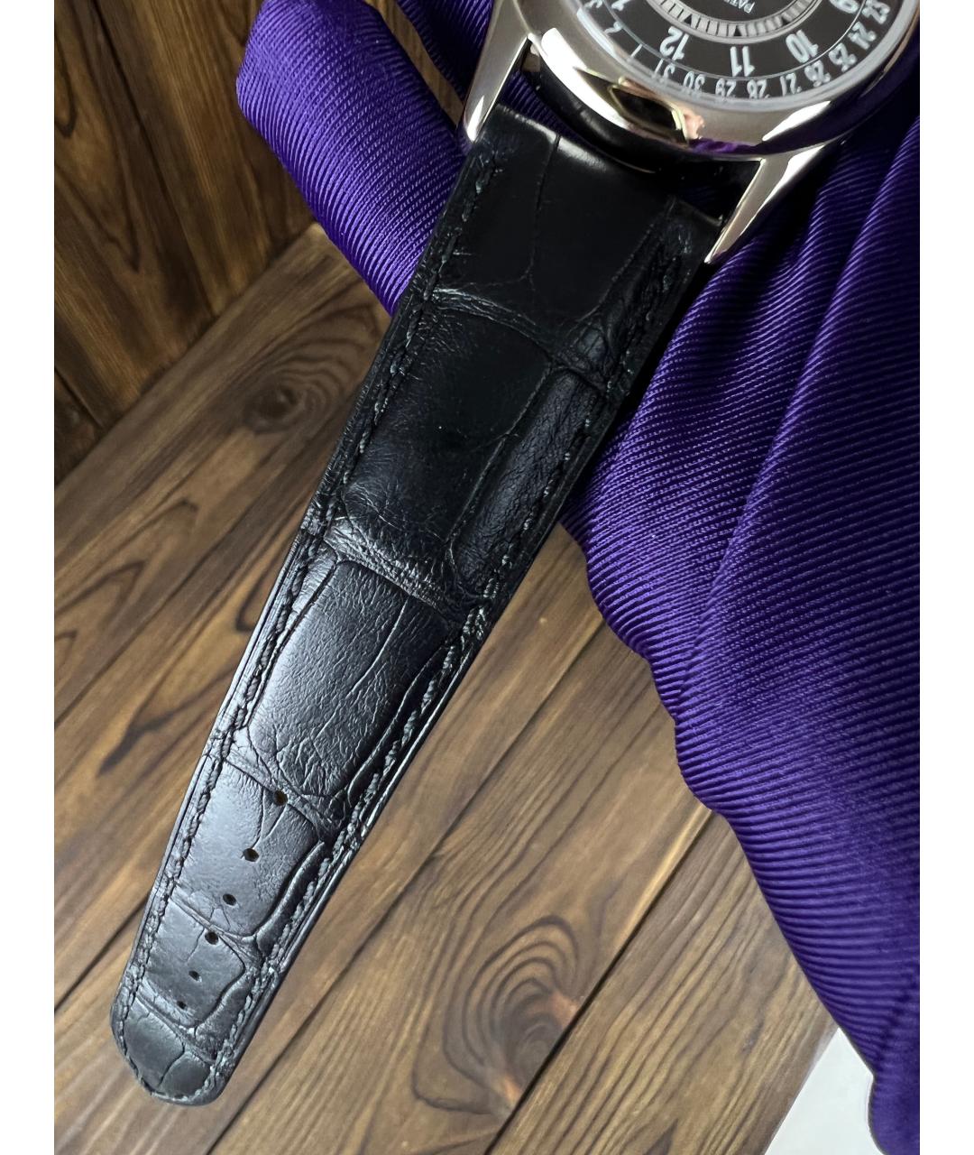 PATEK PHILIPPE Черные часы из белого золота, фото 7