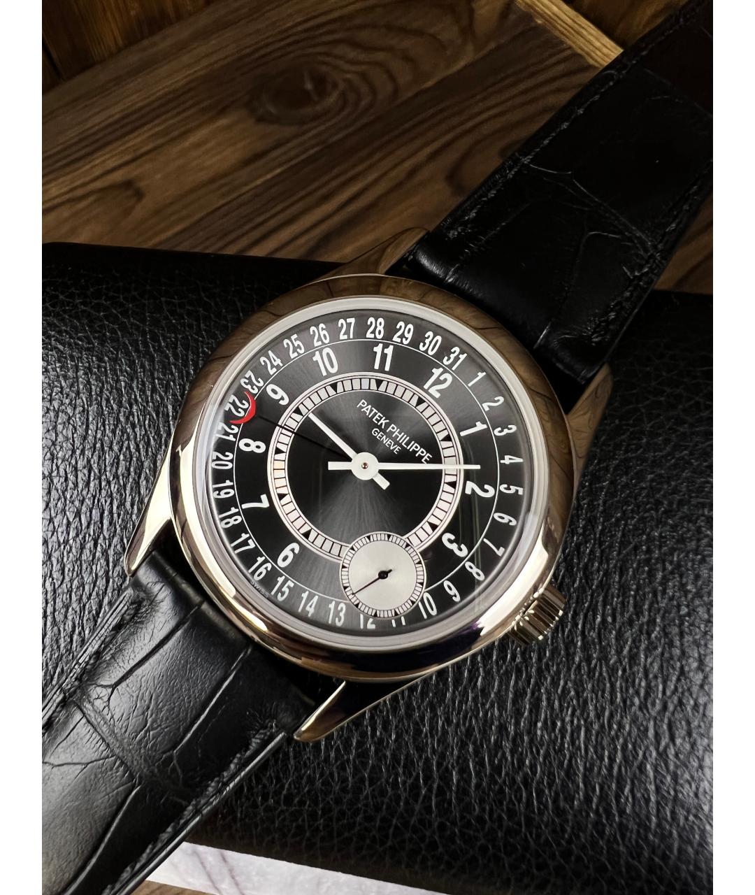 PATEK PHILIPPE Черные часы из белого золота, фото 3