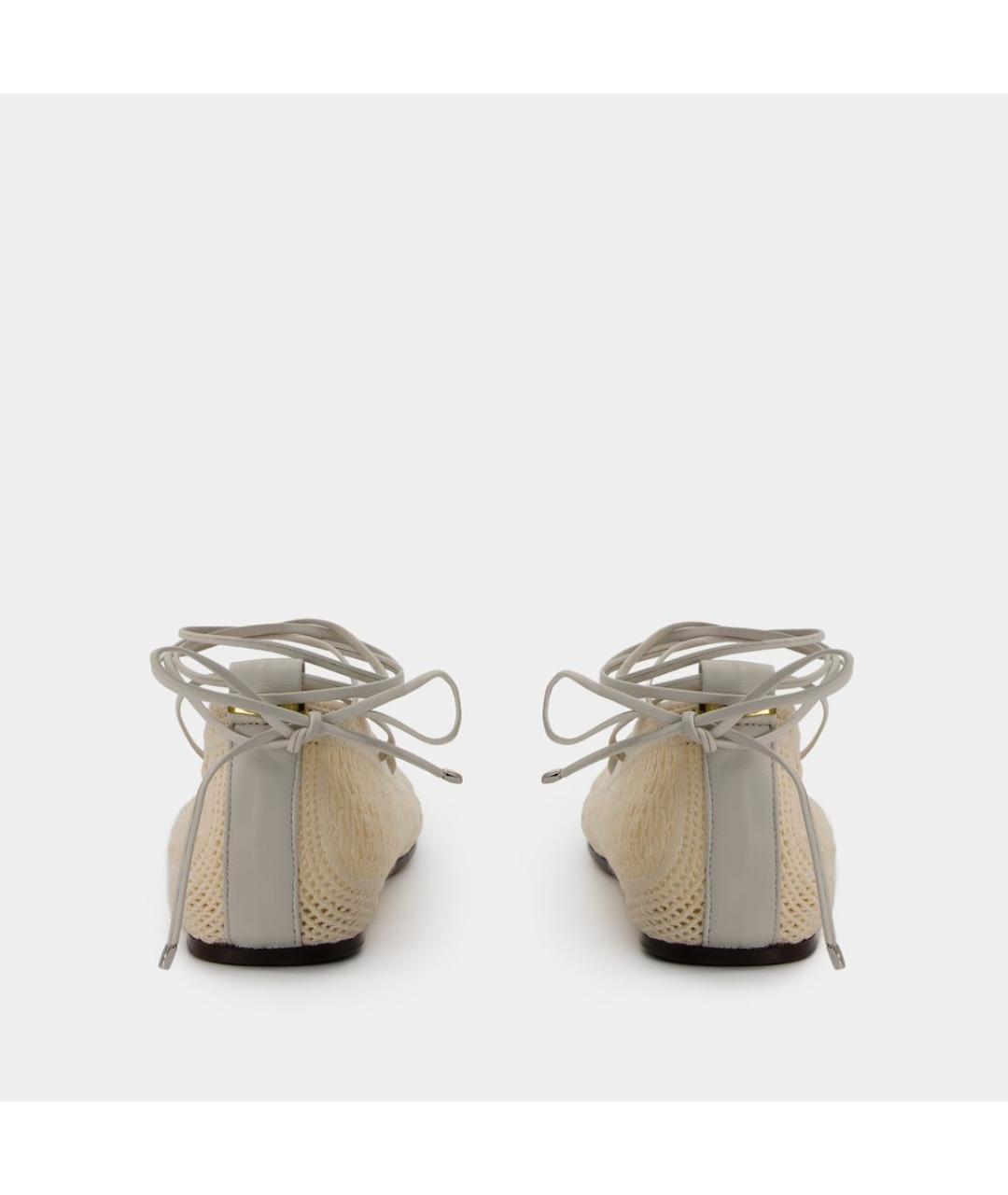 ISABEL MARANT Бежевые текстильные балетки, фото 3
