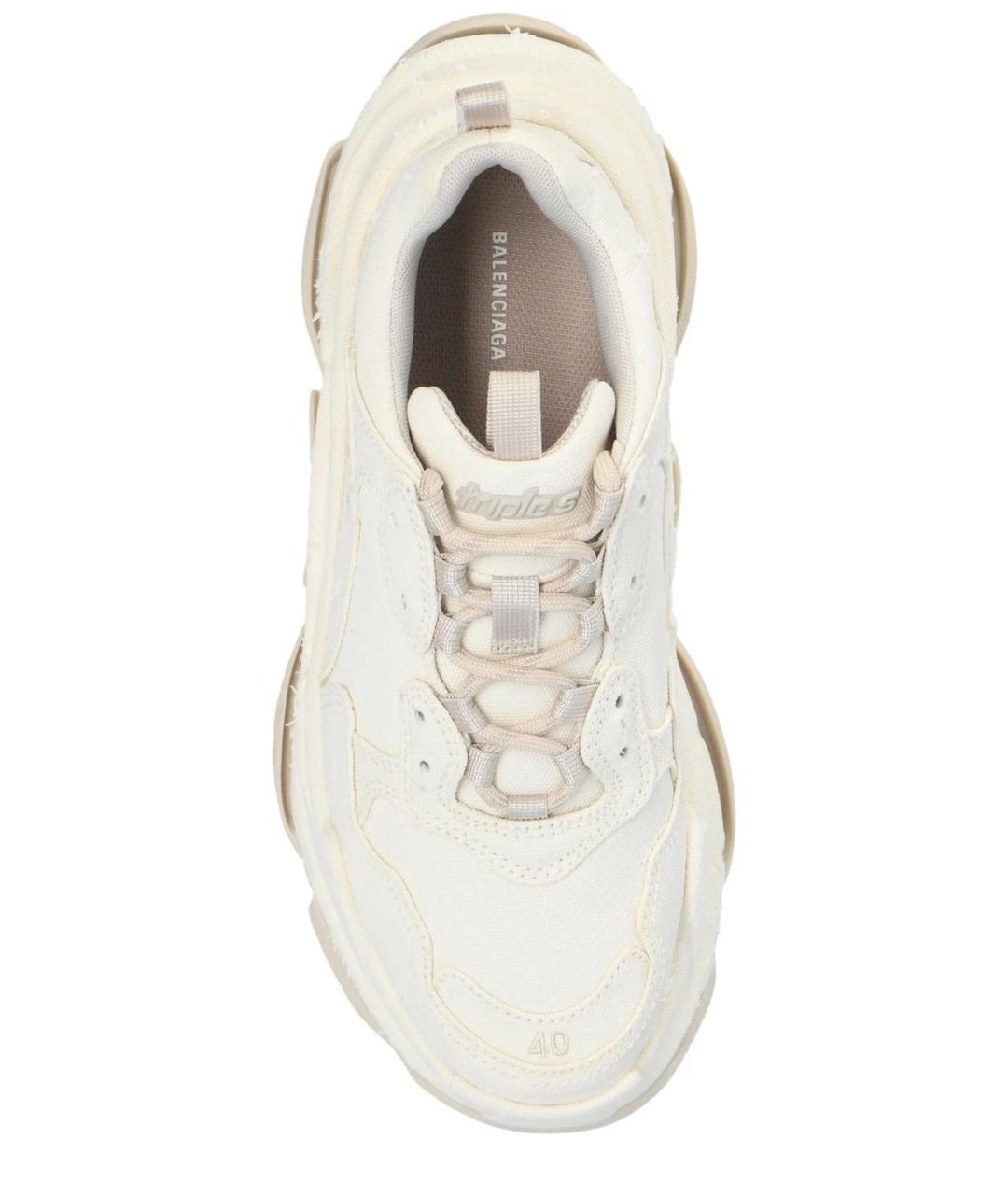 BALENCIAGA Белые кроссовки, фото 4
