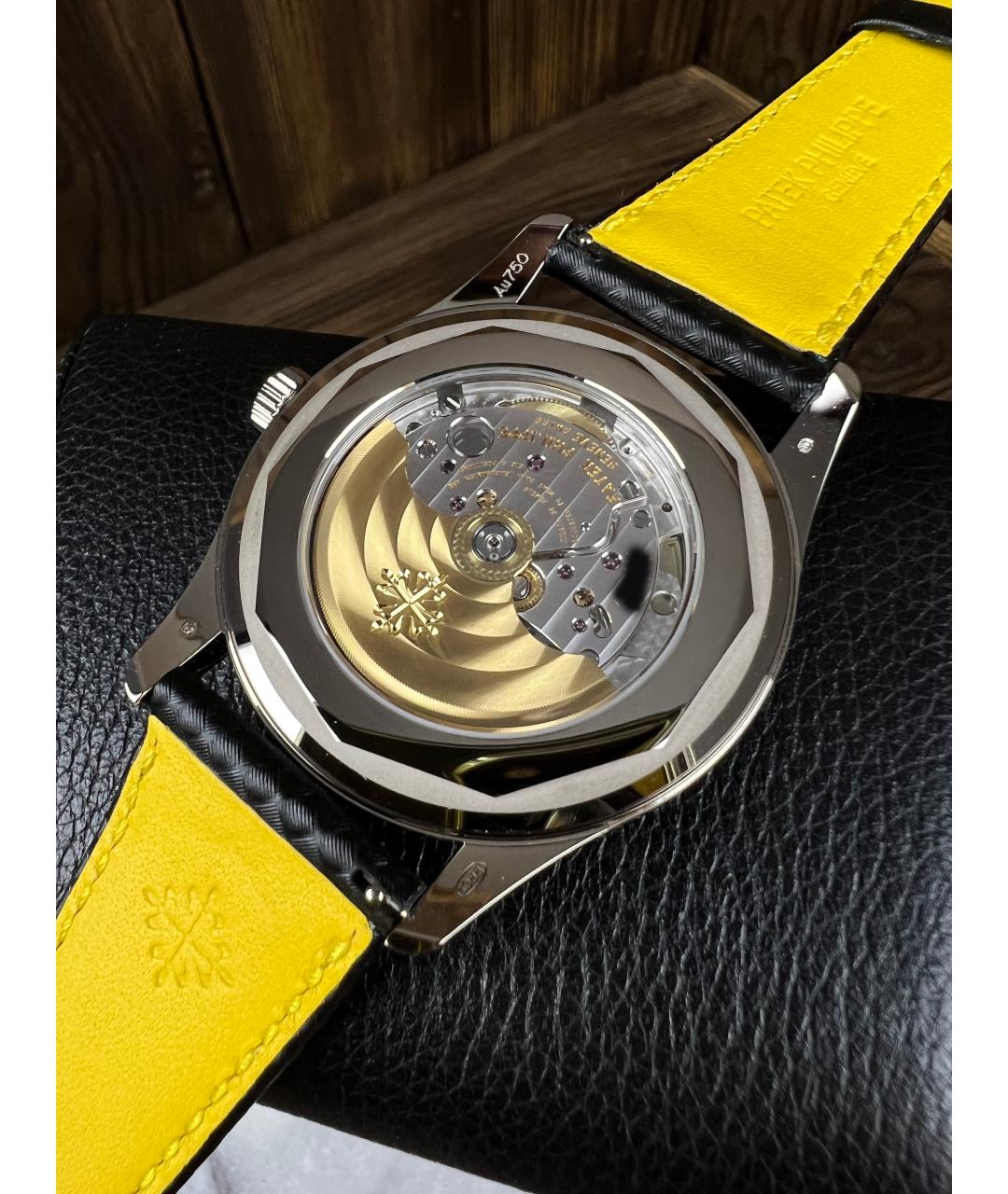 PATEK PHILIPPE Черные часы из белого золота, фото 4