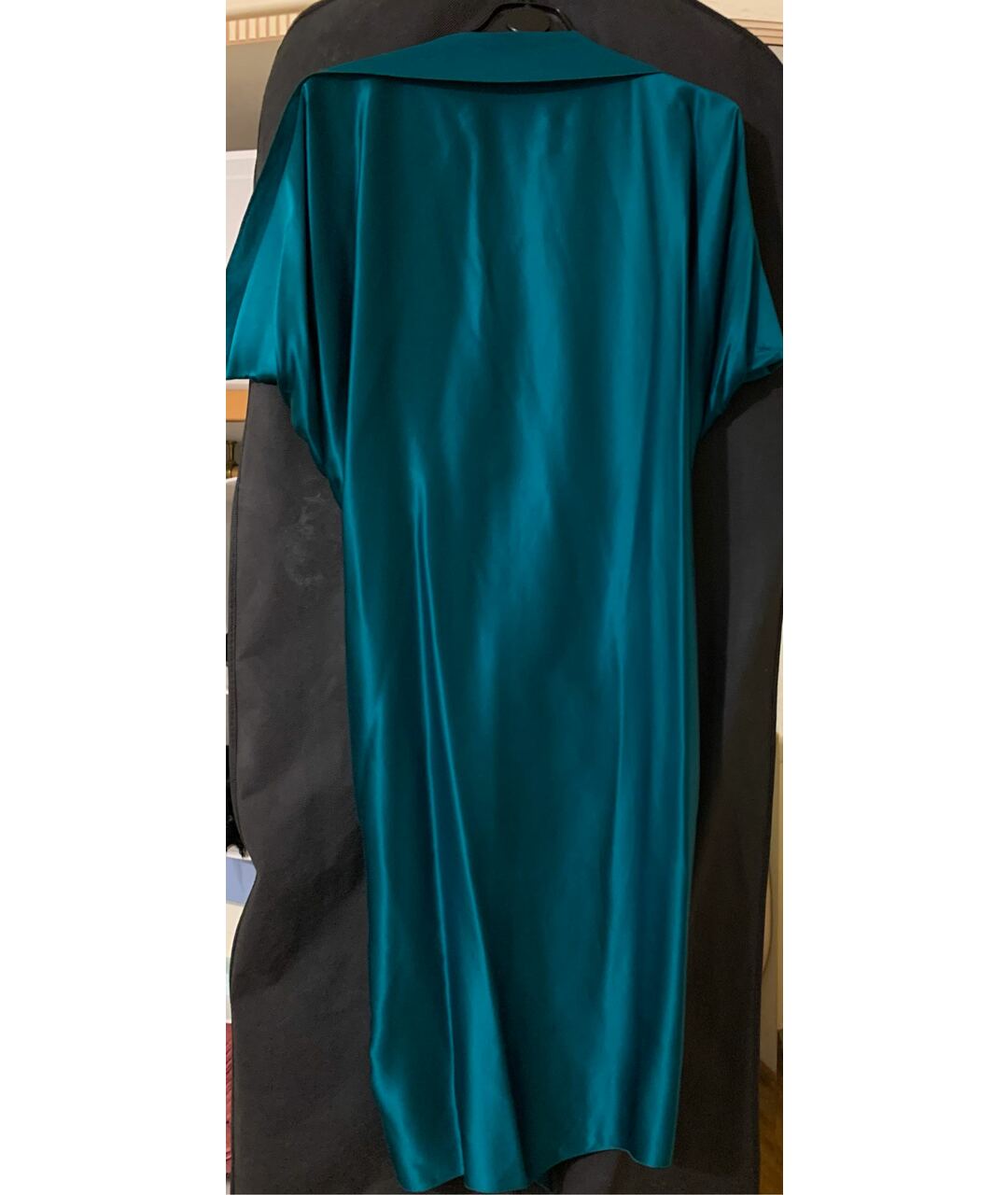 LANVIN Бирюзовое шелковое коктейльное платье, фото 2