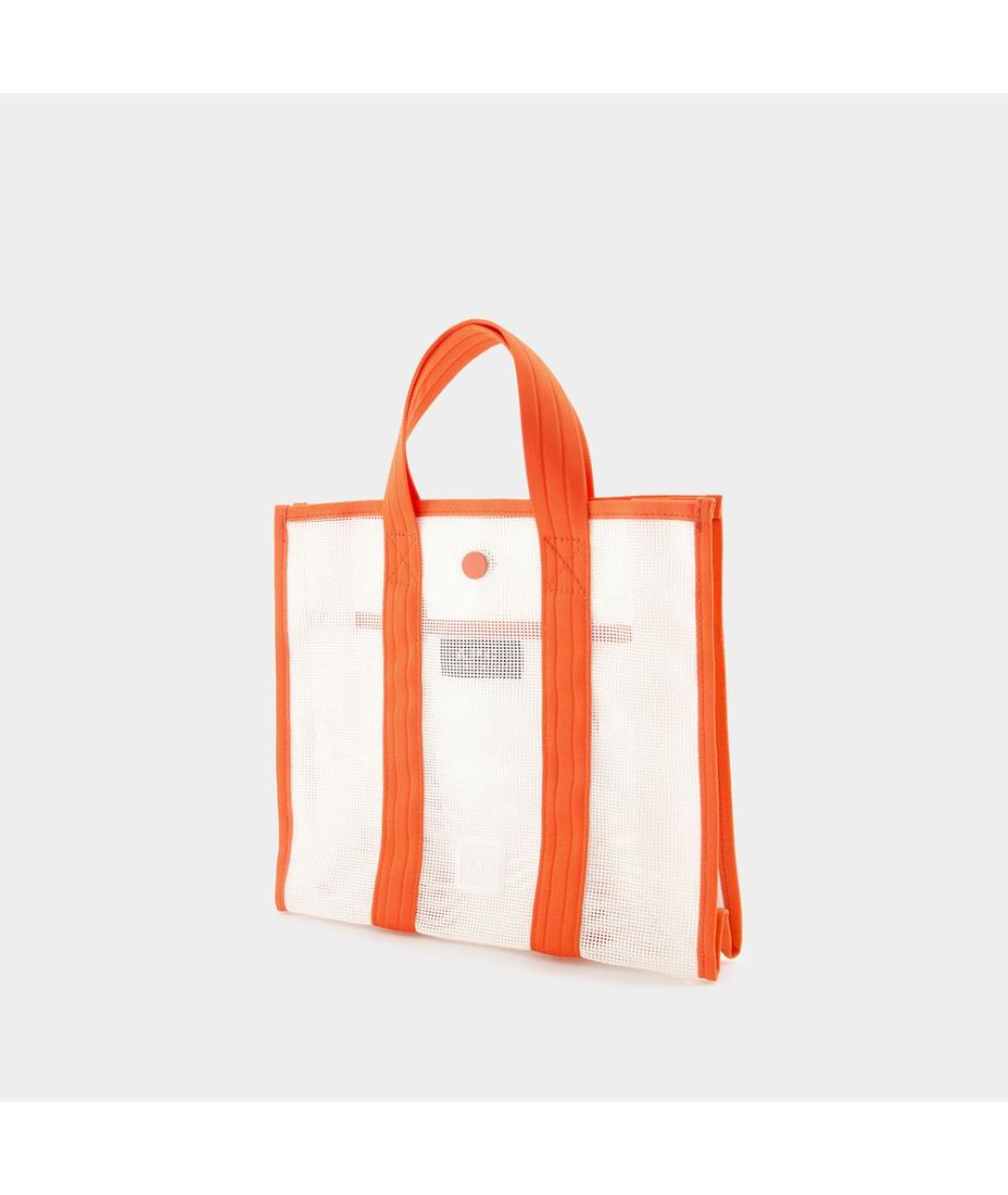 A.P.C. Оранжевая синтетическая сумка тоут, фото 2
