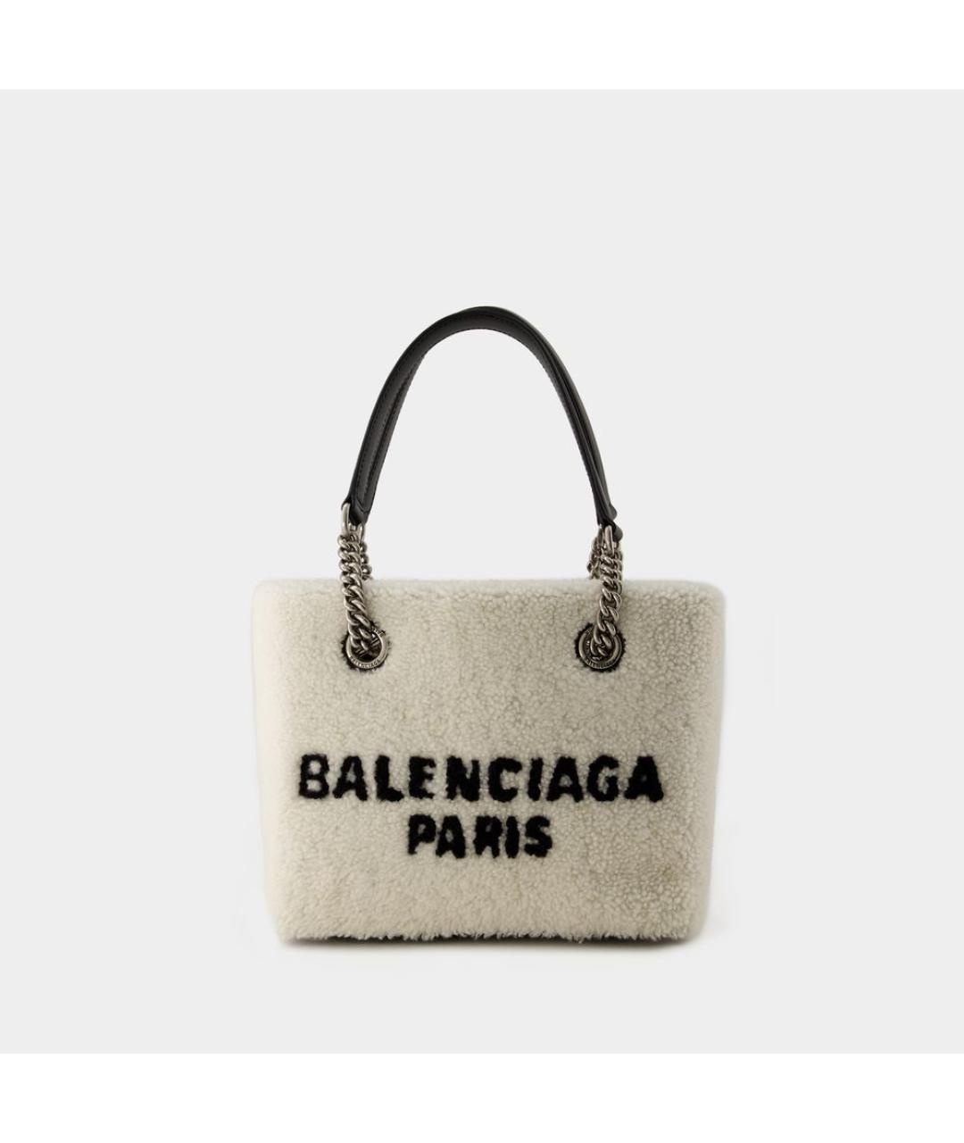 BALENCIAGA Бежевая сумка тоут, фото 5