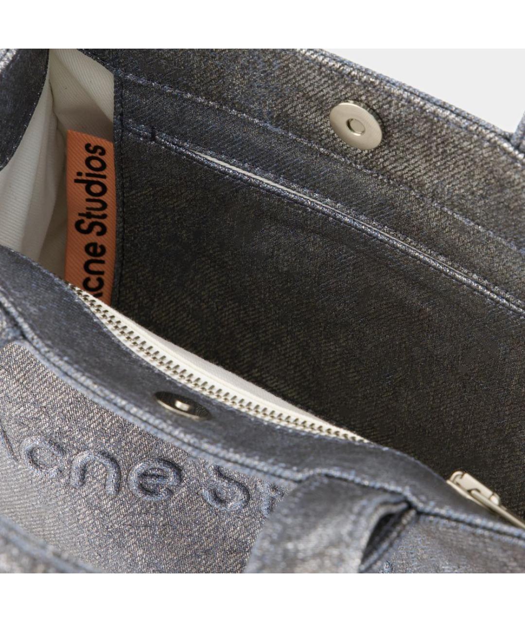 ACNE STUDIOS Мульти тканевая сумка тоут, фото 4
