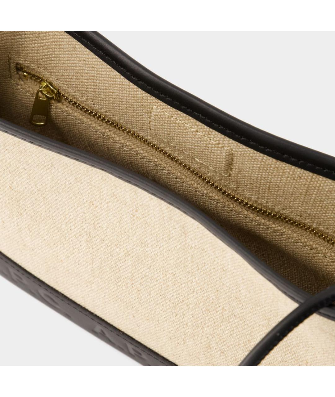 A.P.C. Черная тканевая сумка через плечо, фото 4