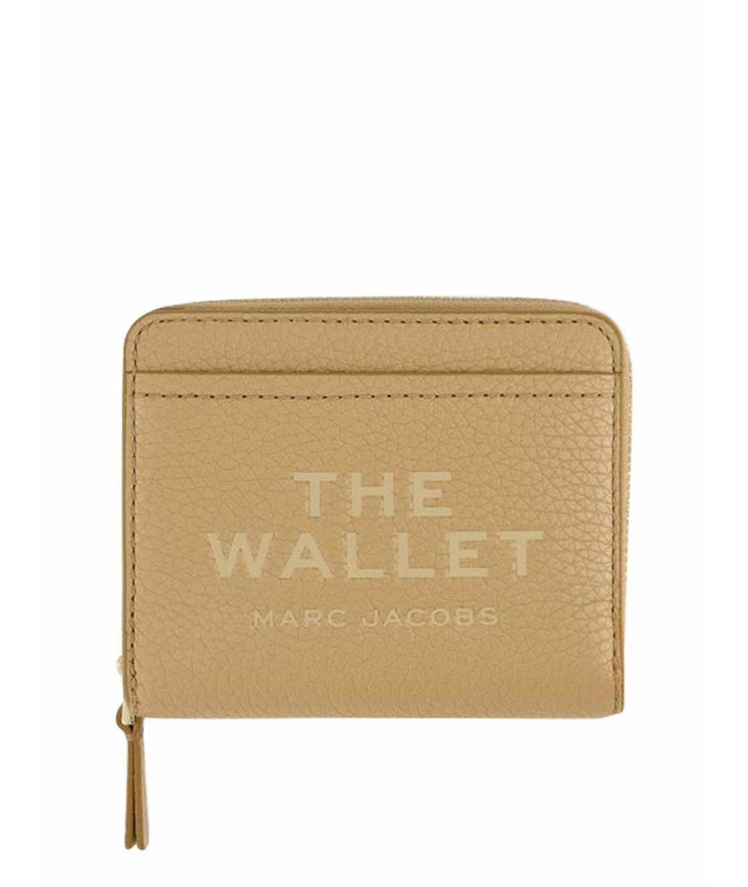 MARC JACOBS Бежевый кожаный кошелек, фото 1