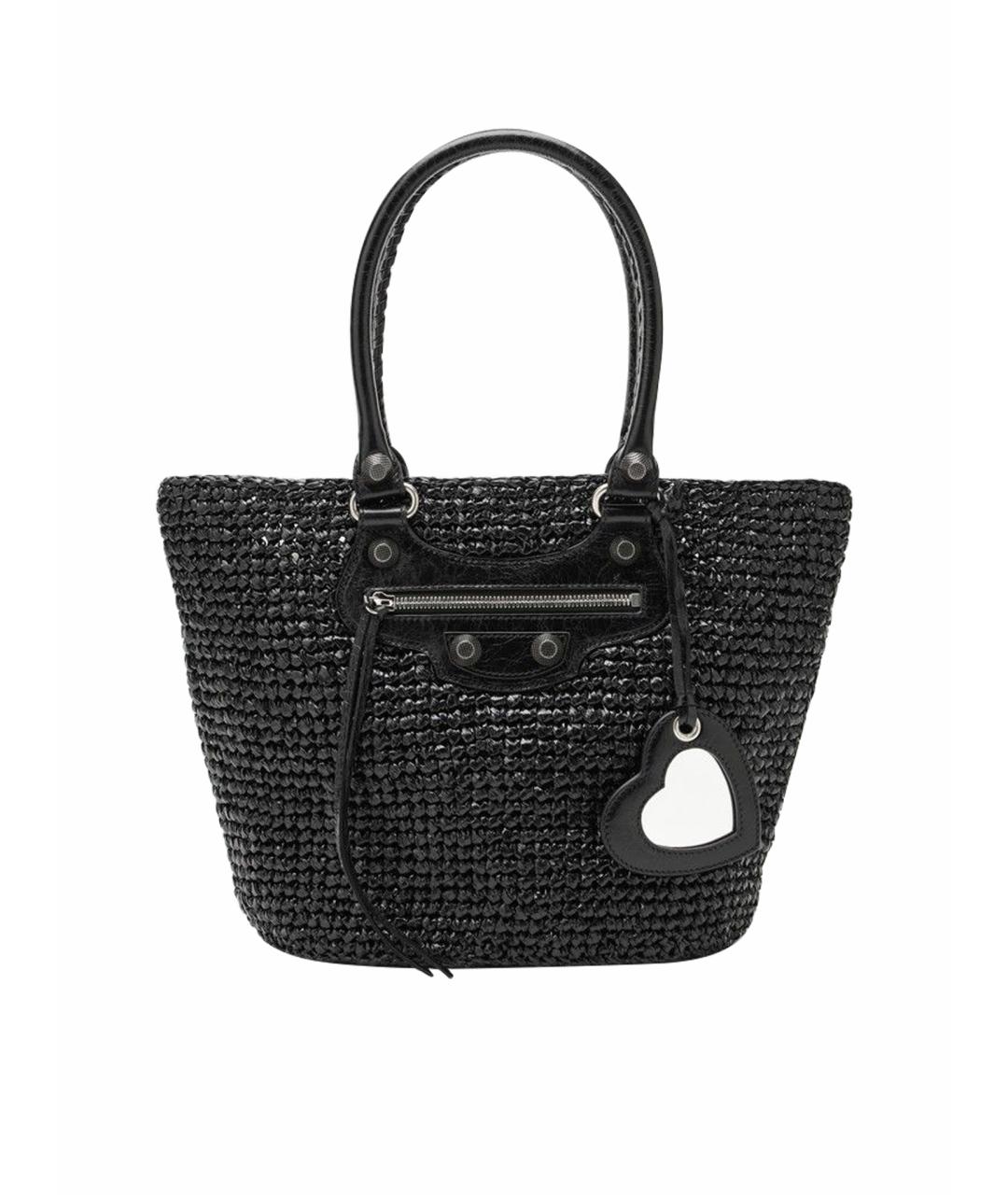 BALENCIAGA Черная сумка тоут, фото 1