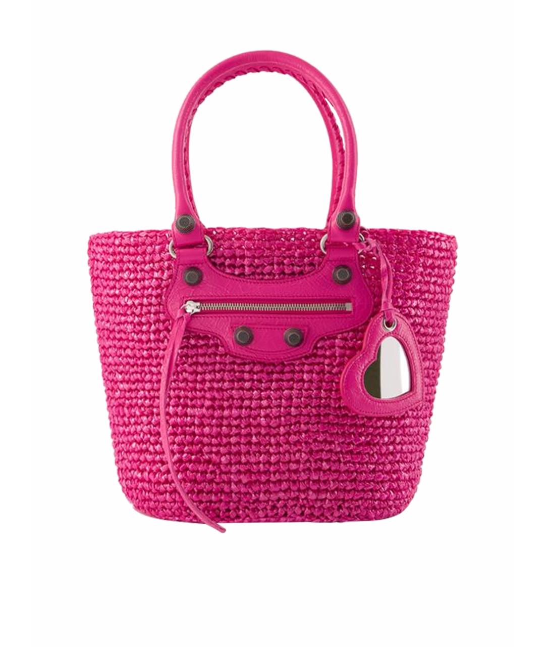 BALENCIAGA Розовая сумка тоут, фото 1