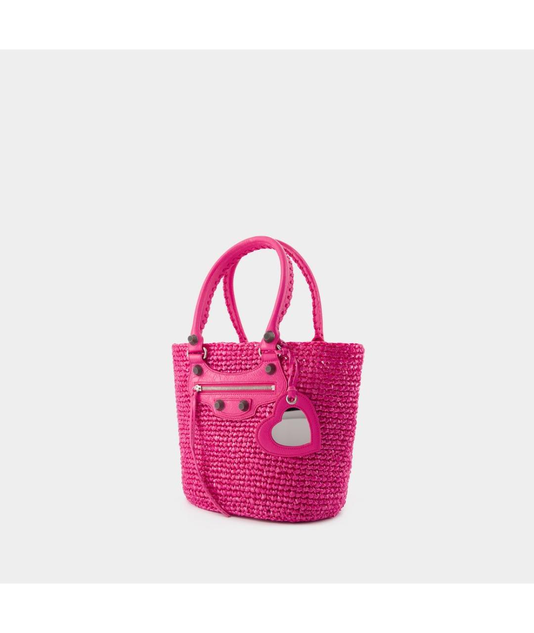 BALENCIAGA Розовая сумка тоут, фото 2