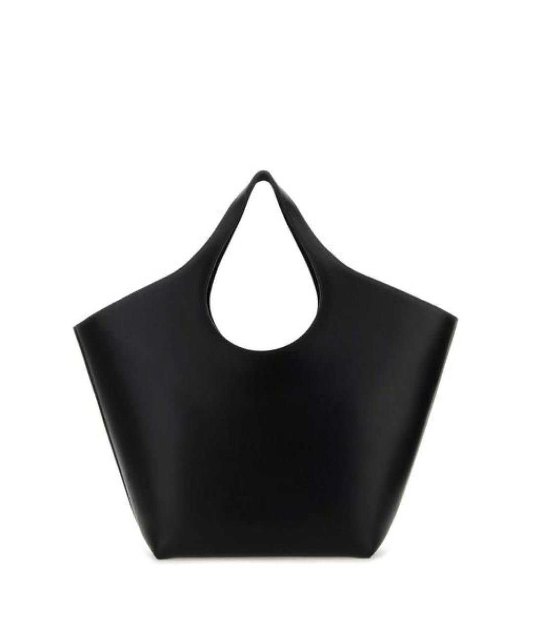 BALENCIAGA Черная кожаная сумка тоут, фото 2