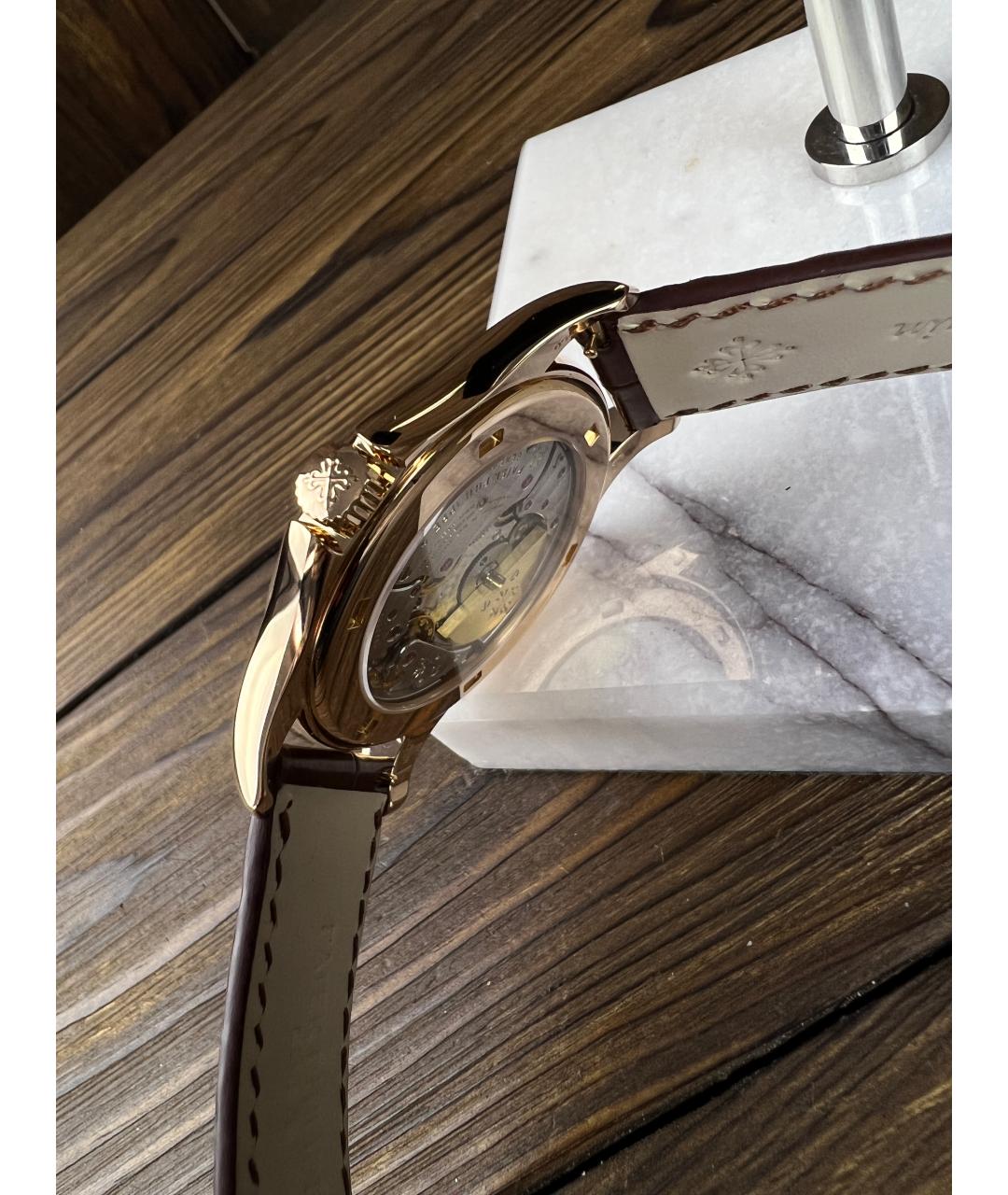 PATEK PHILIPPE Коричневые часы из розового золота, фото 6