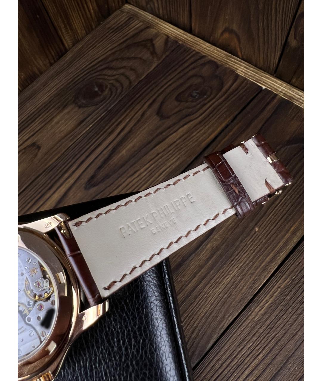 PATEK PHILIPPE Коричневые часы из розового золота, фото 8