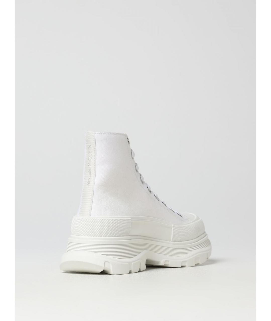 ALEXANDER MCQUEEN Белые высокие кроссовки / кеды, фото 3