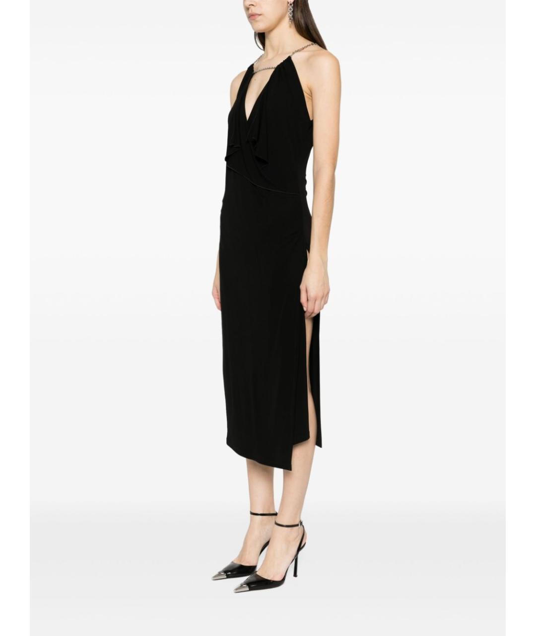GIVENCHY Черное вискозное повседневное платье, фото 4