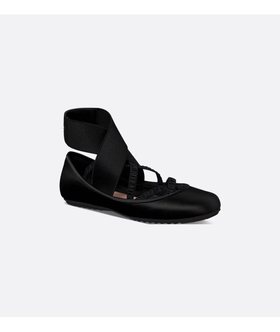 CHRISTIAN DIOR Черные балетки, фото 6